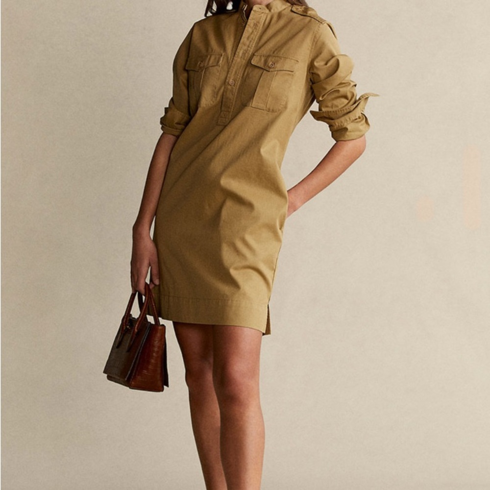 Polo Ralph Lauren Safari Khaki Shirt Dress